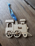 Train Christmas Ornament - Personalized Engine