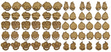 Macrame Craft Blanks – Gnome Earring Blanks Bulk Pack 30 Sets 3mm Blonde MDF