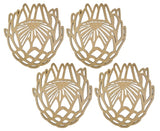Protea Underplates (Set of 4)