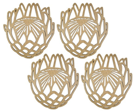 Protea Underplates (Set of 4)