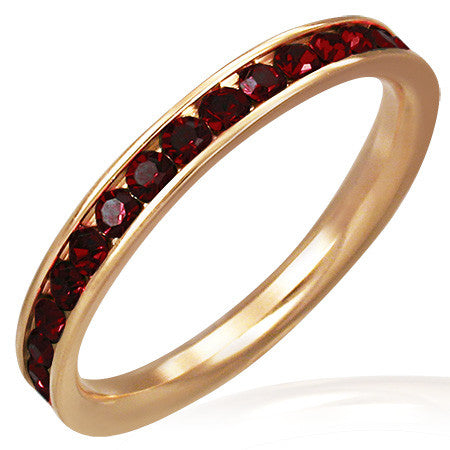 Channel-Set Eternity Comfort Fit Band Ring