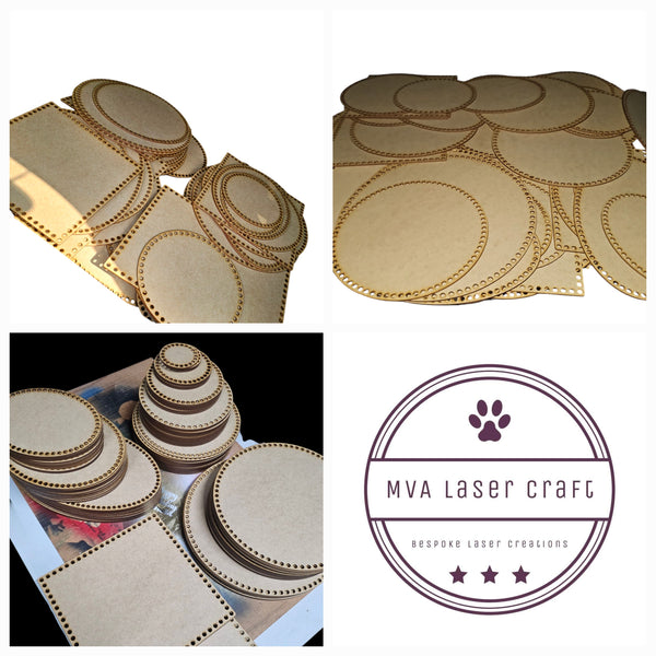 Crochet Basket Base - Square