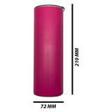 Pink Skinny Tumbler 590ml (20oz) Skinny Double Wall Stainless Steel for Corporate Branded or Personalised Gifts