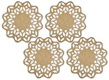 Floral Underplates (Set of 4)